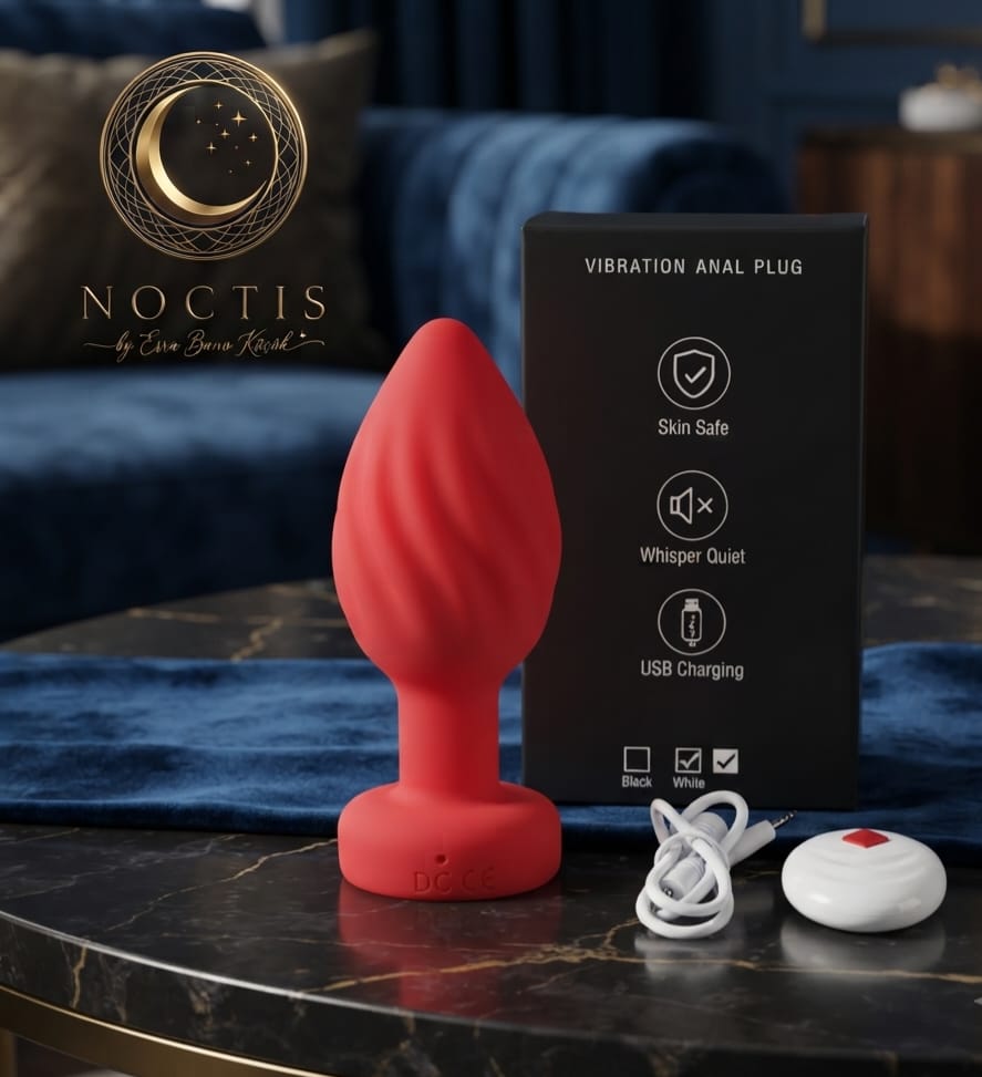 Plug anal vibrant contrôlé par application