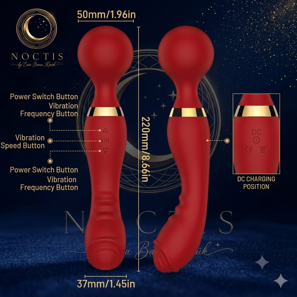 Doppelendiger Stab-Massagestab – 22 cm