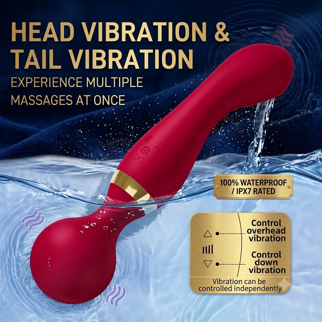 Doppelendiger Stab-Massagestab – 22 cm